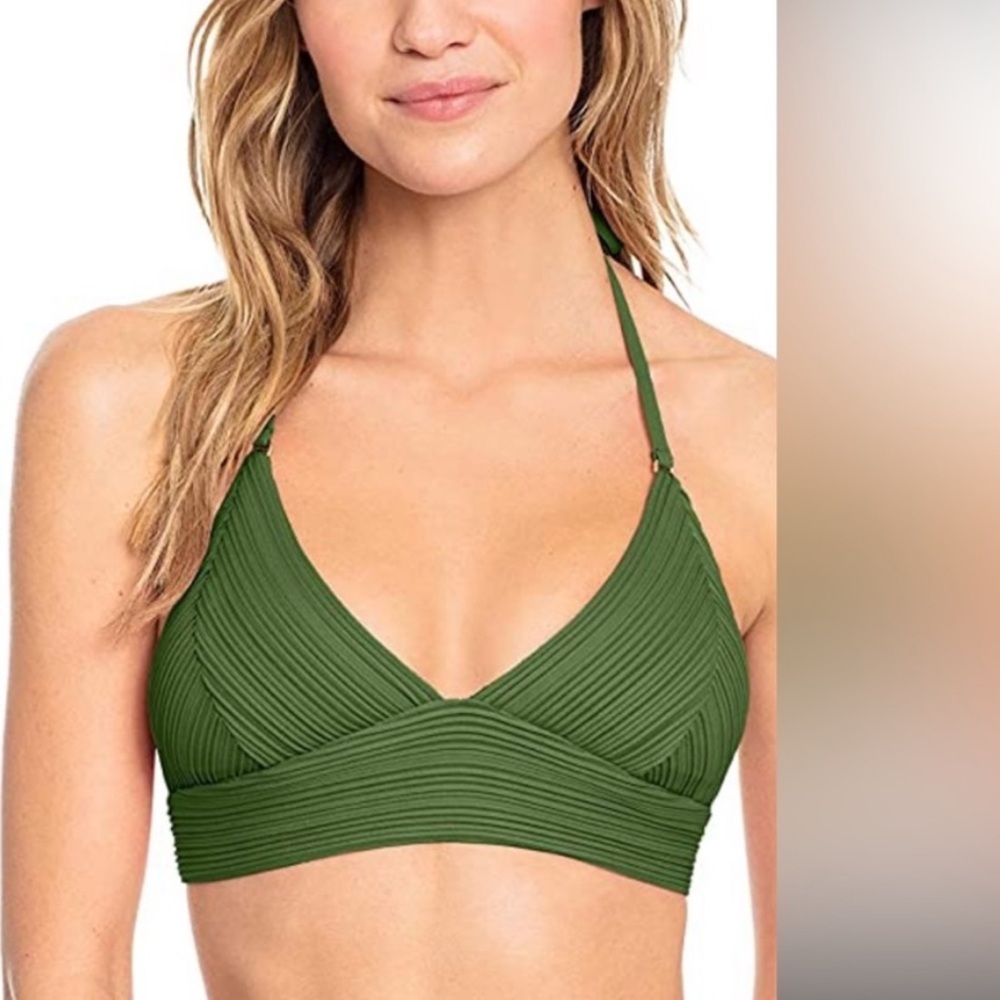 NWT Robin Piccone Lily Triangle Bikini Top